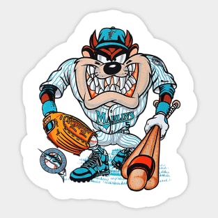 90s Baseball - Toon Look Classic Sticker